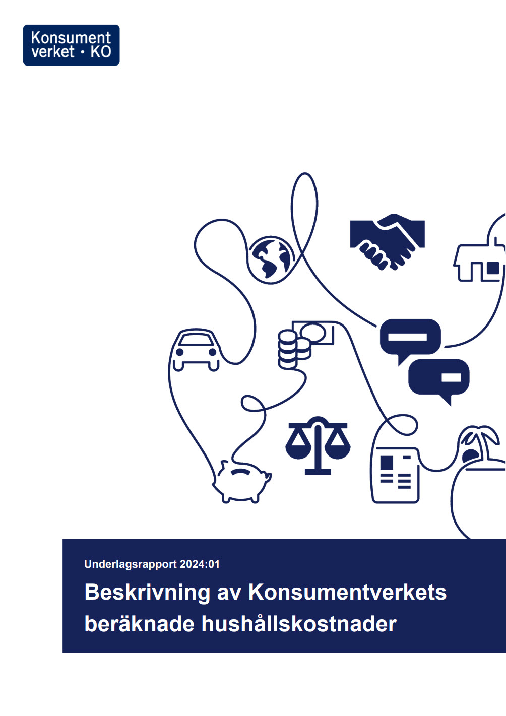 Underlagsrapport 2024:1 Beskrivning av Konsumentverkets beräknade hushållskostnader