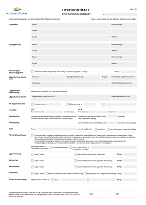 BÖ 2023:5 10A Hyreskontrakt för bostadslägenhet