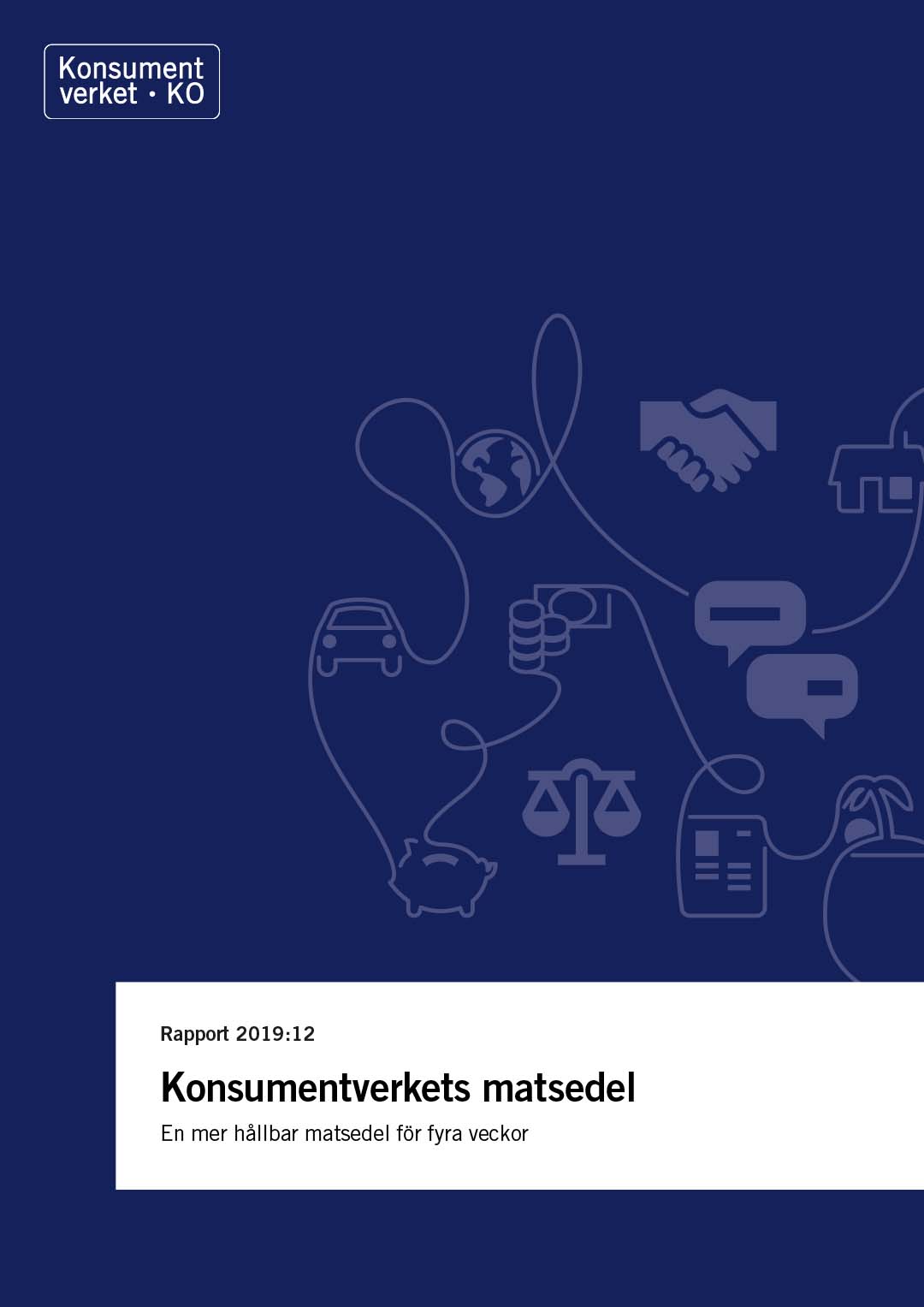 Rapport 2019:12 Konsumentverkets matsedel