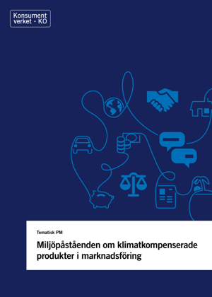 Miljöpåståenden om klimatkompenserade produkter i marknadsföring