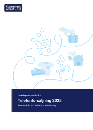 Underlagsrapport 2025:3 Telefonförsäljning